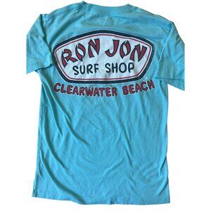 Ron Jon Surf Shop Clearwater Beach Florida T-Shirt Unisex Youth Small Blue